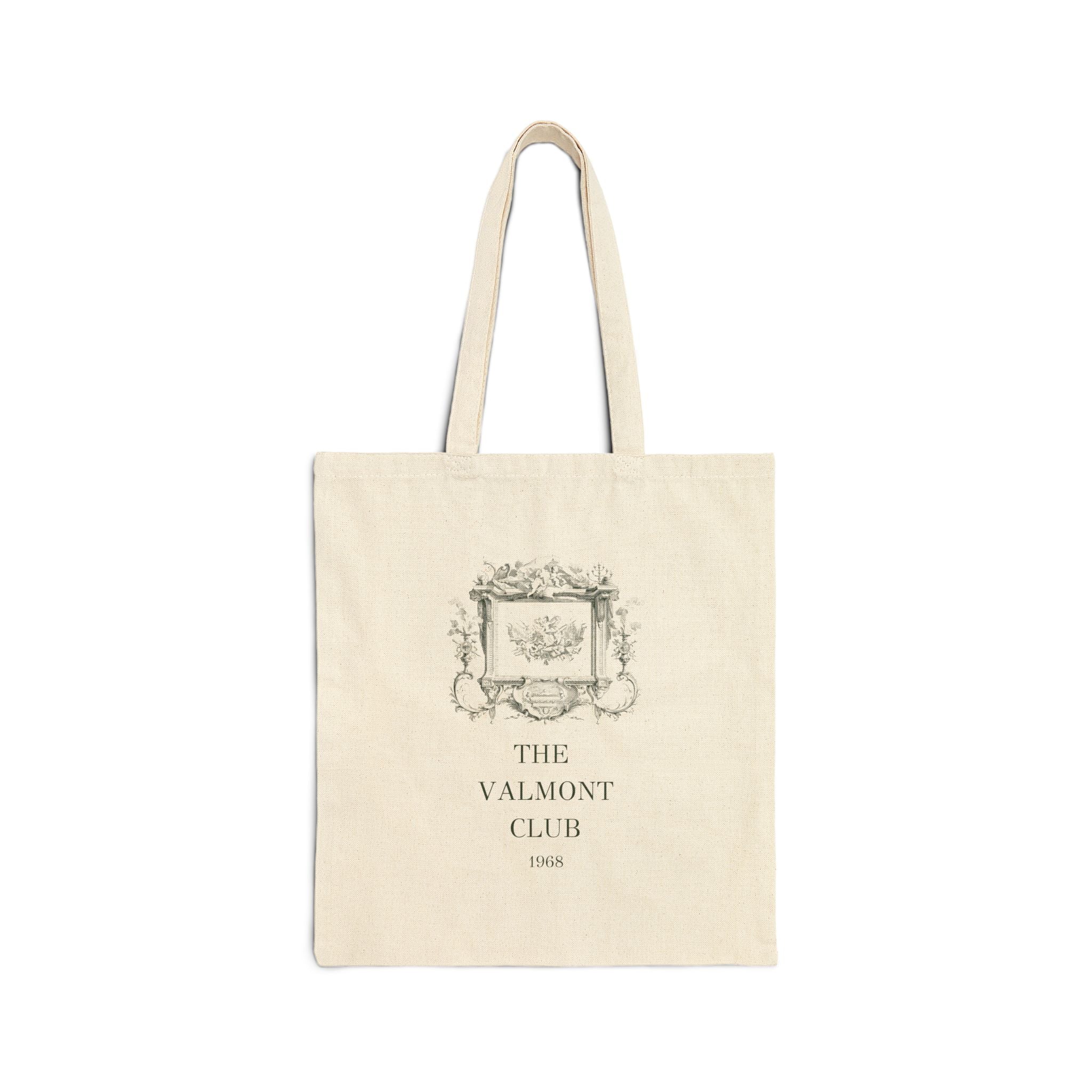 The Valmont Club Classic Canvas Tote Bag
