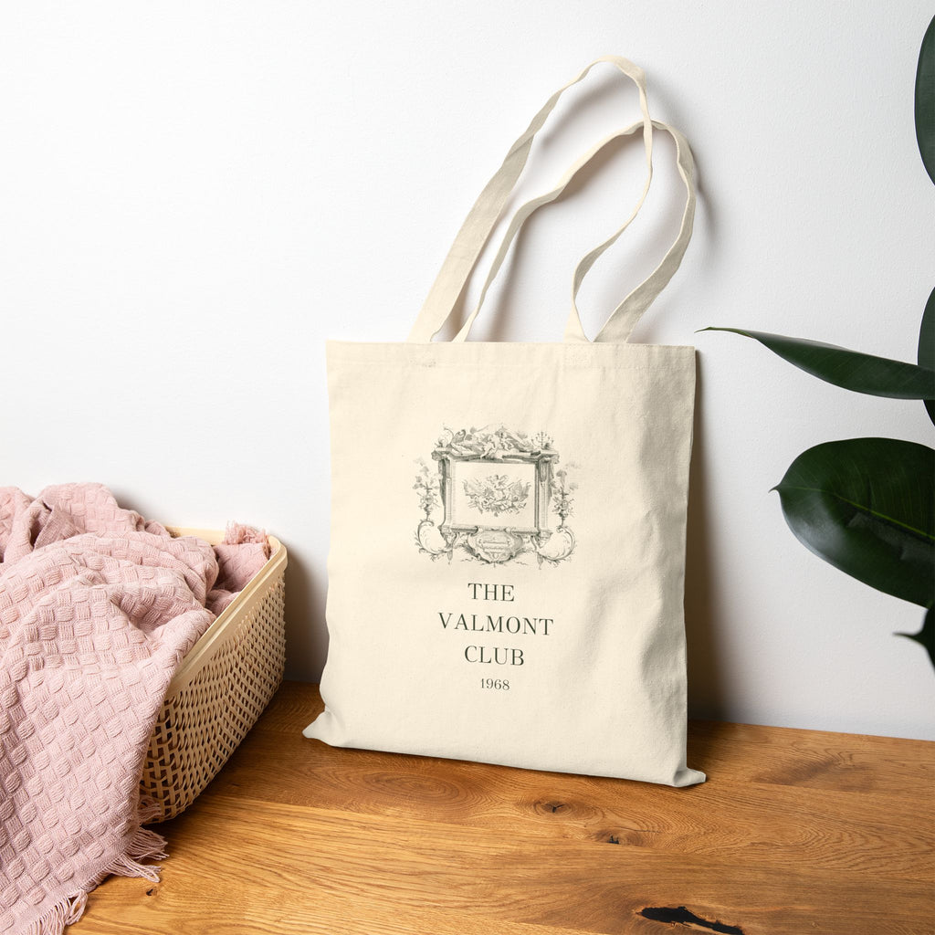 The Valmont Club Classic Canvas Tote Bag