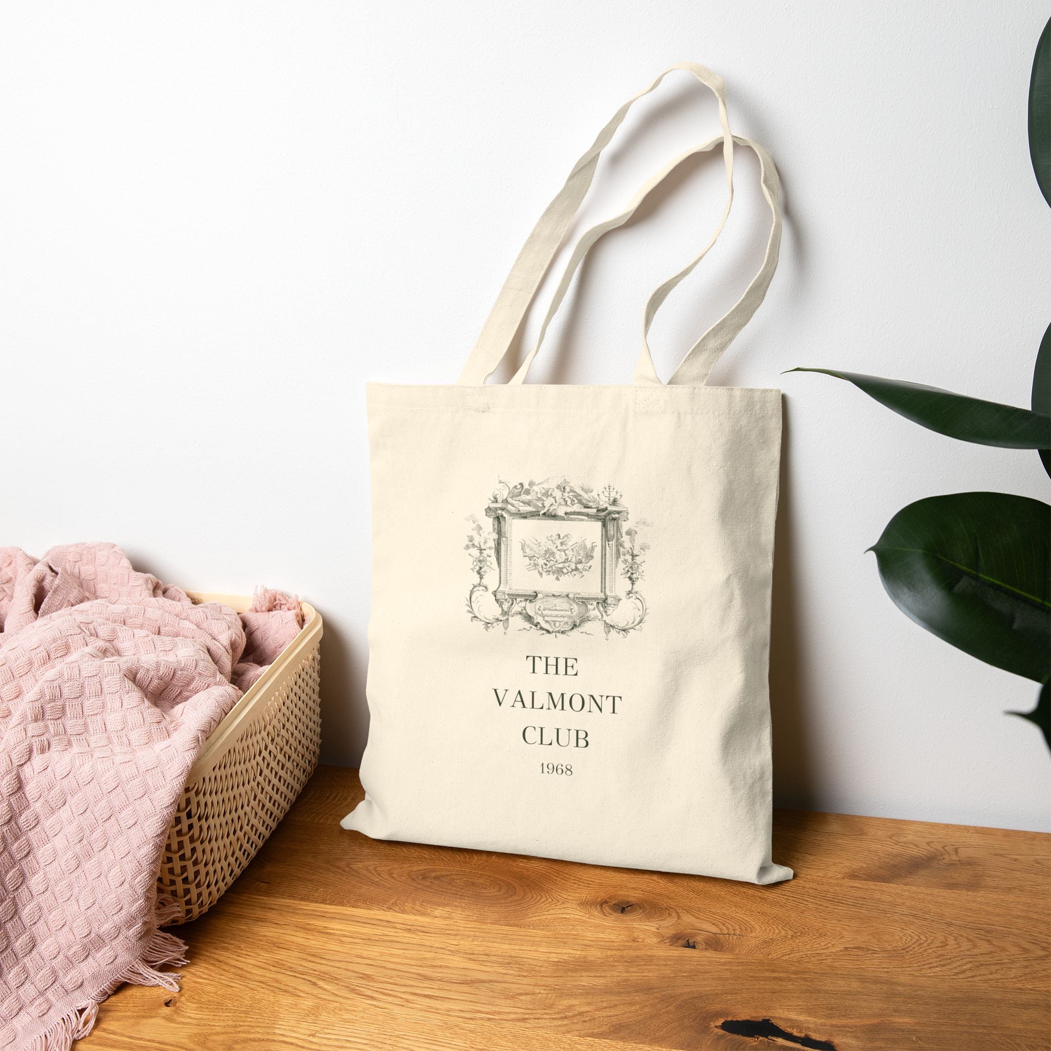 The Valmont Club Classic Canvas Tote Bag